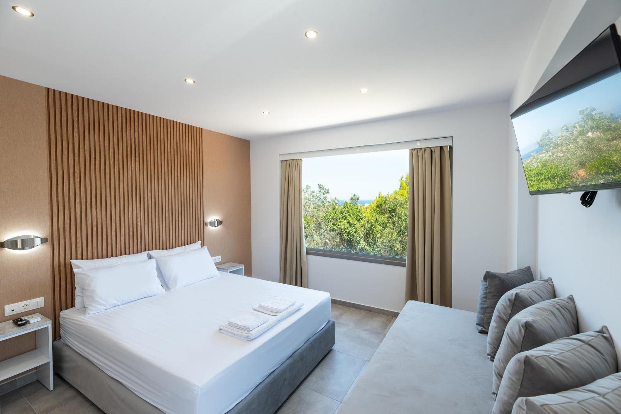 Airscape Hotel Free Shuttle From Athen'S Airport أرتيميدا الغرفة الصورة